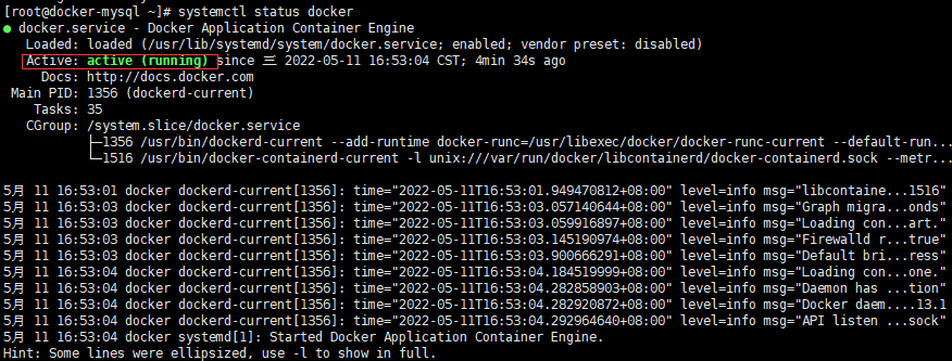 Linux环境中Docker容器安装与使用（二）——安装Mysql数据库